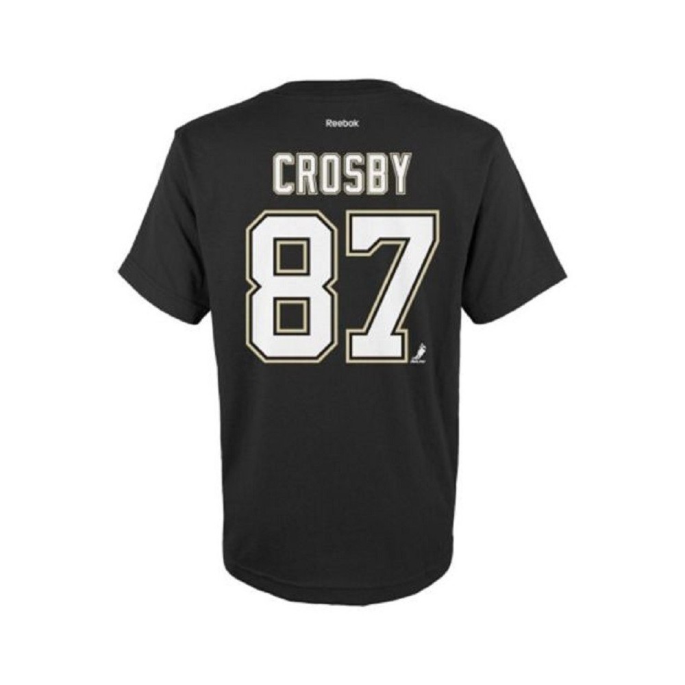 Pittsburgh Penguins Sidney Crosby Men's Premium T-Shirt - Tri Black - Pittsburgh | 500 Level