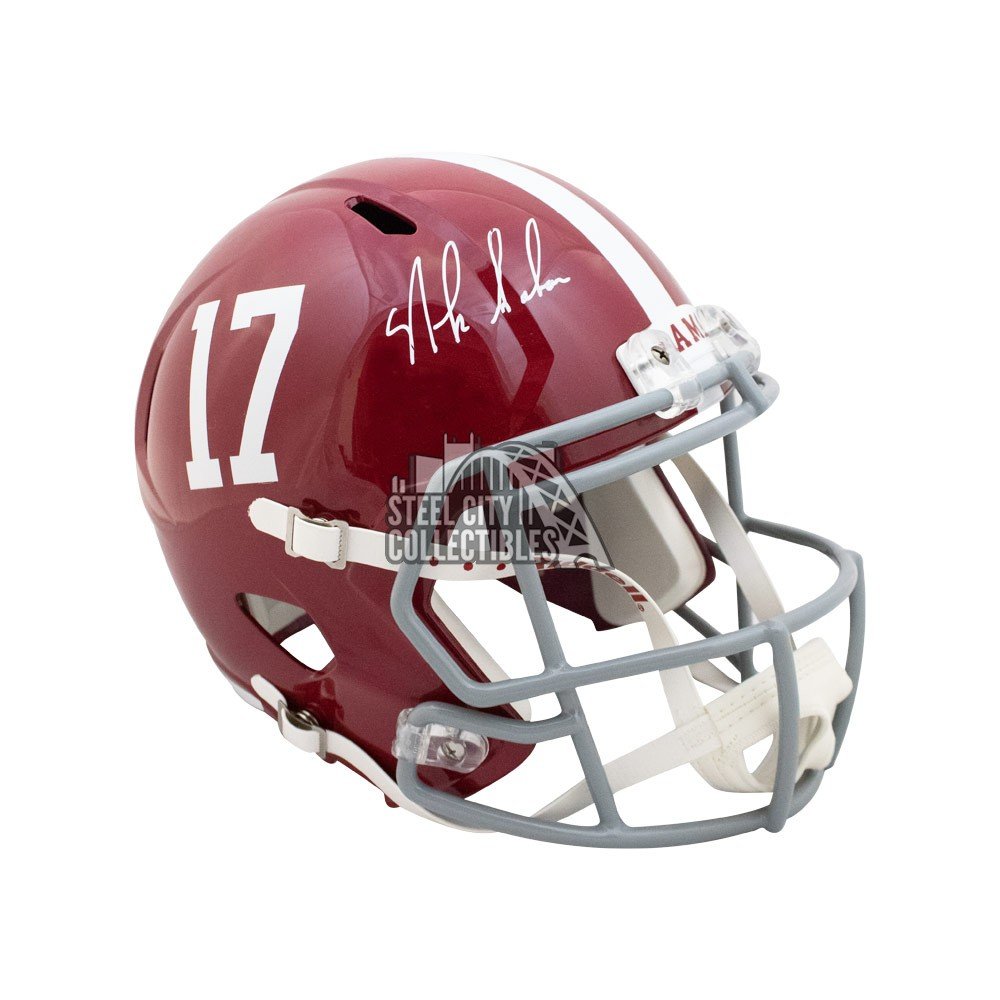 Nick Saban Autographed Alabama Speed FullSize Football Helmet JSA