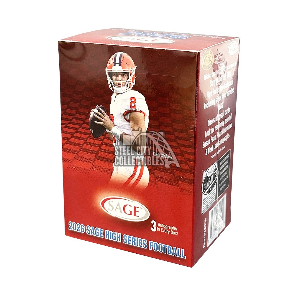 2026 Sage High Series Football Blaster Box | Steel City Collectibles