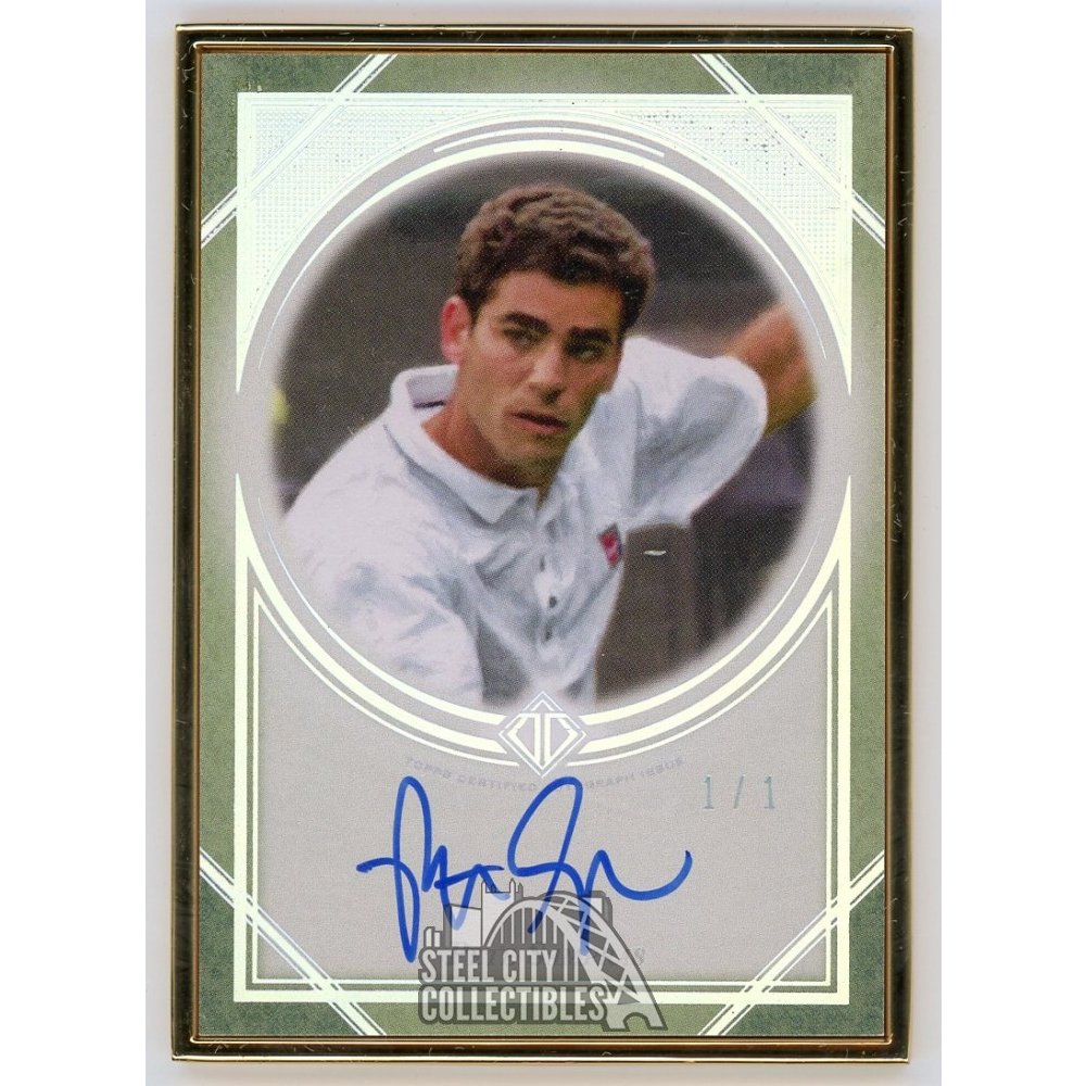 Pete Sampras 2020 Topps Transcendent Tennis Autographed Card 1/1