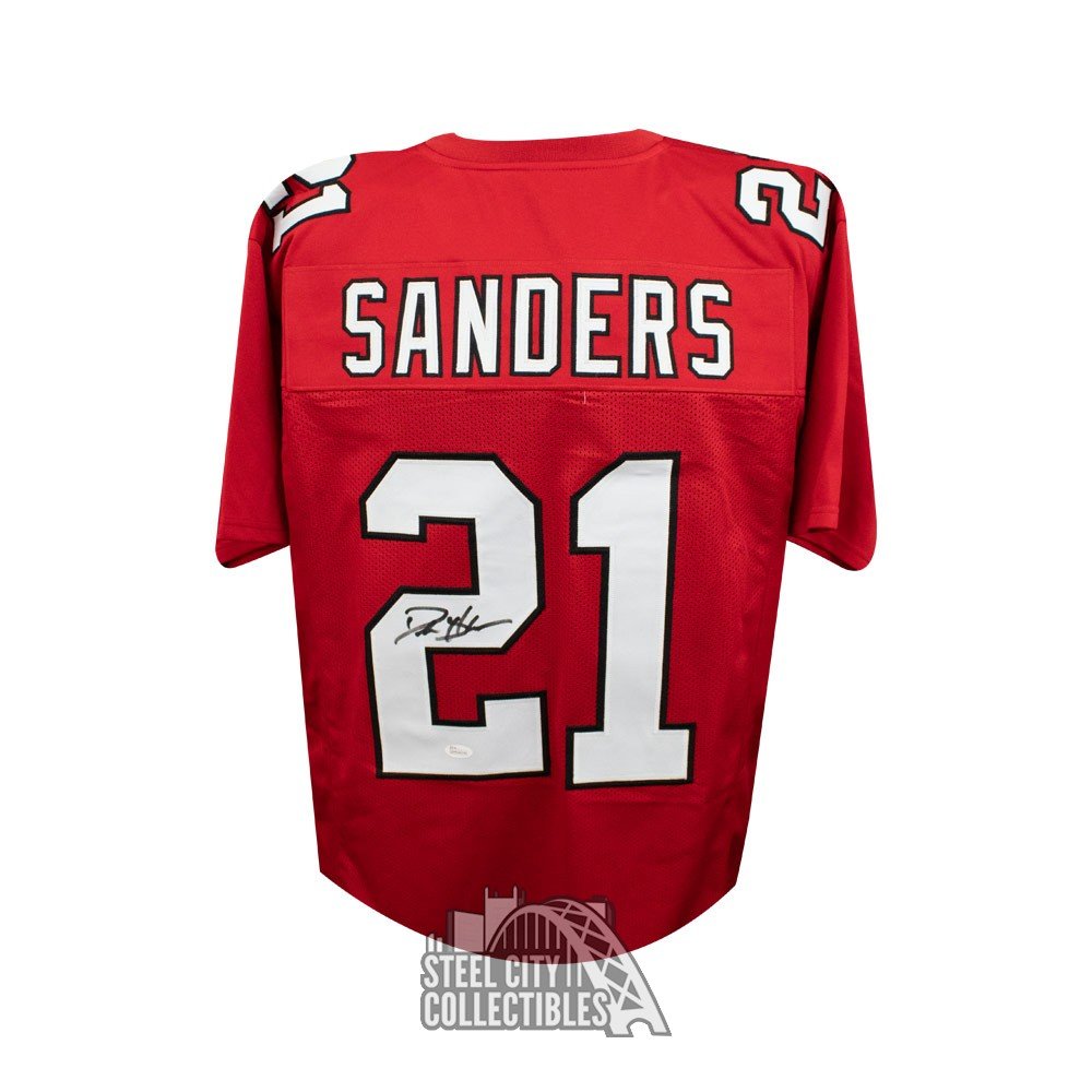 red deion sanders falcons jersey