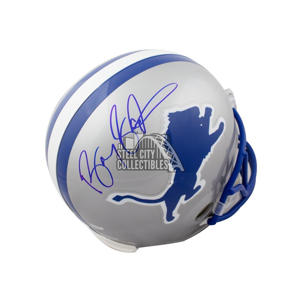 Barry Sanders Autographed Detroit Lions Throwback Full-Size