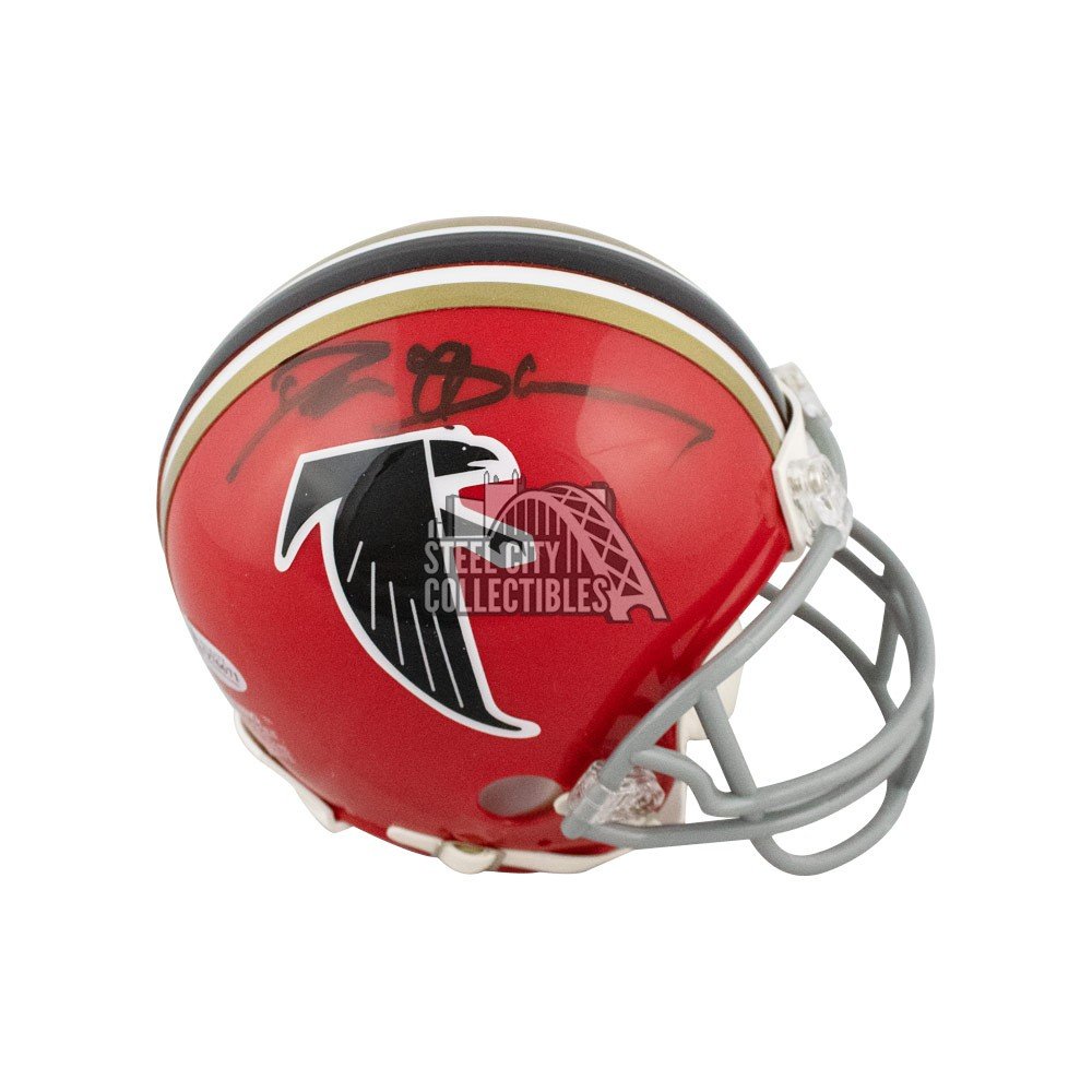 signed deion sanders helmet