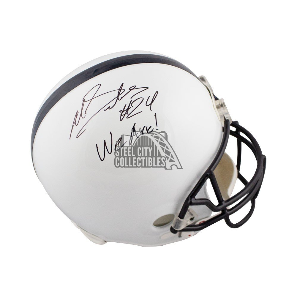 Miles Sanders We Are Autographed Penn State FullSize Football Helmet