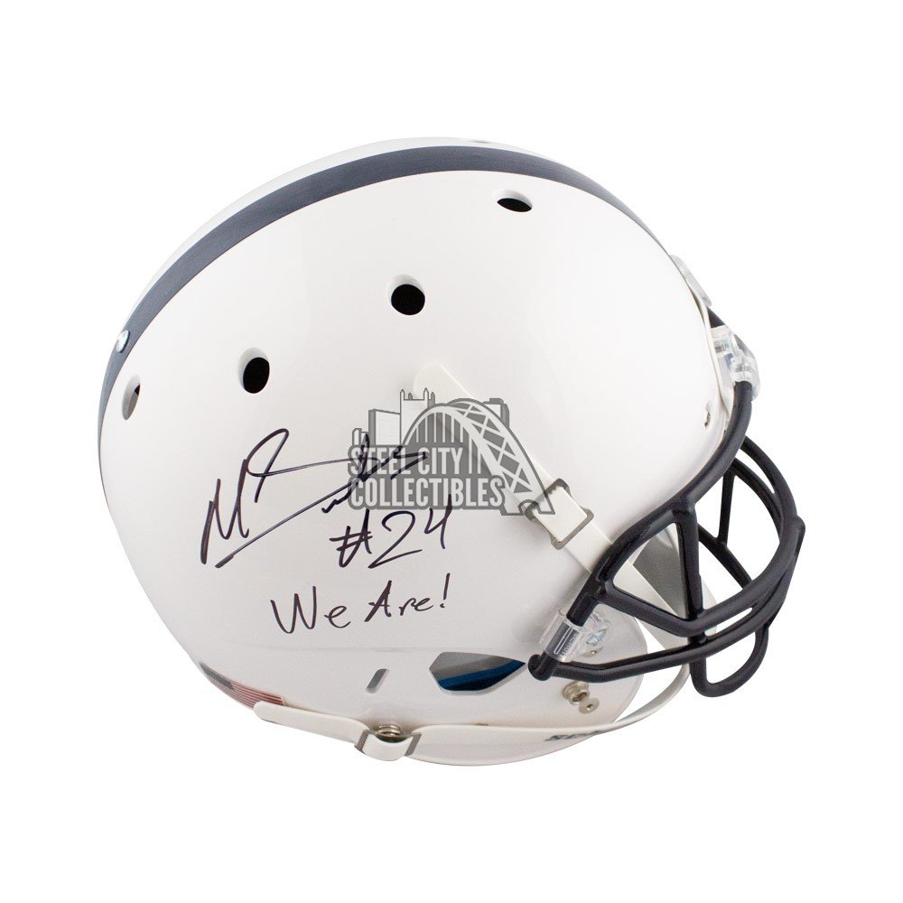 Miles Sanders We Are Autographed Penn State Schutt FullSize Football