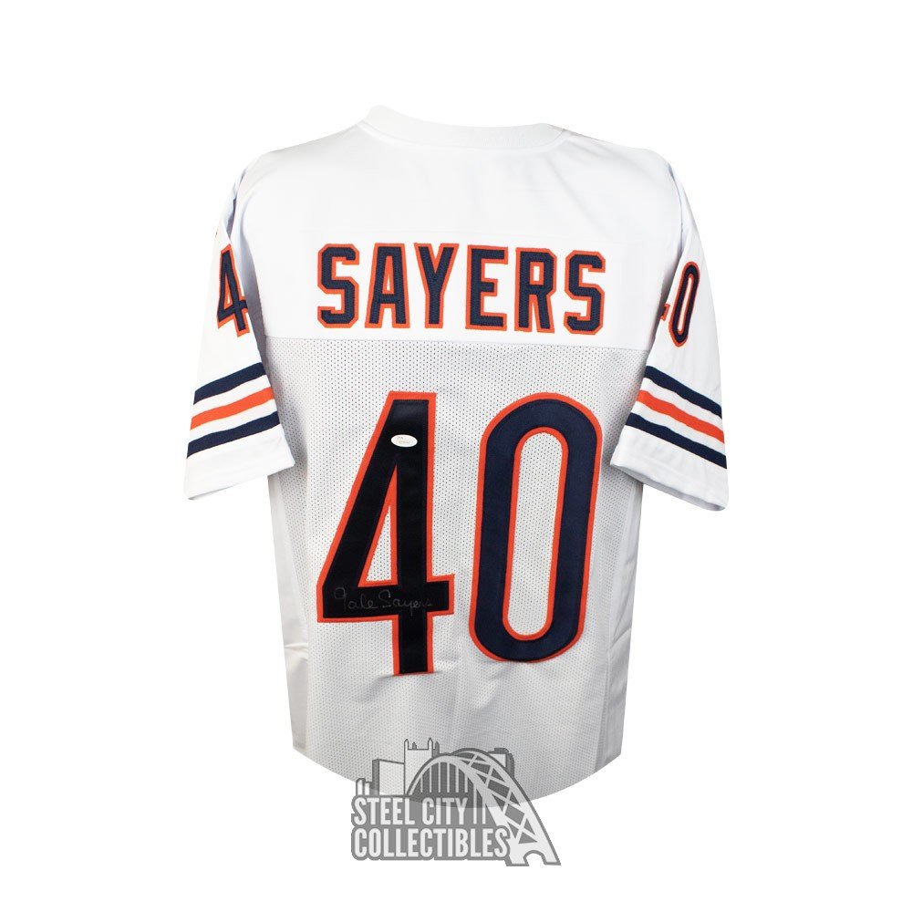 Chicago Bears Gale Sayers #40 Great Player Nfl American Football Team  Custom Game White 3d Designed Allover Gift For Bears Fans Baseball Jersey -  Dingeas