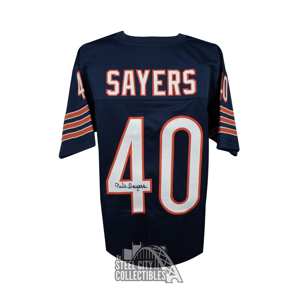 gale sayers autographed jersey