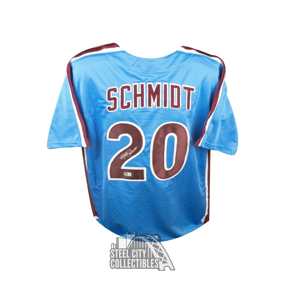 Mike Schmidt Autographed Philadelphia Custom Baseball Jersey - BAS