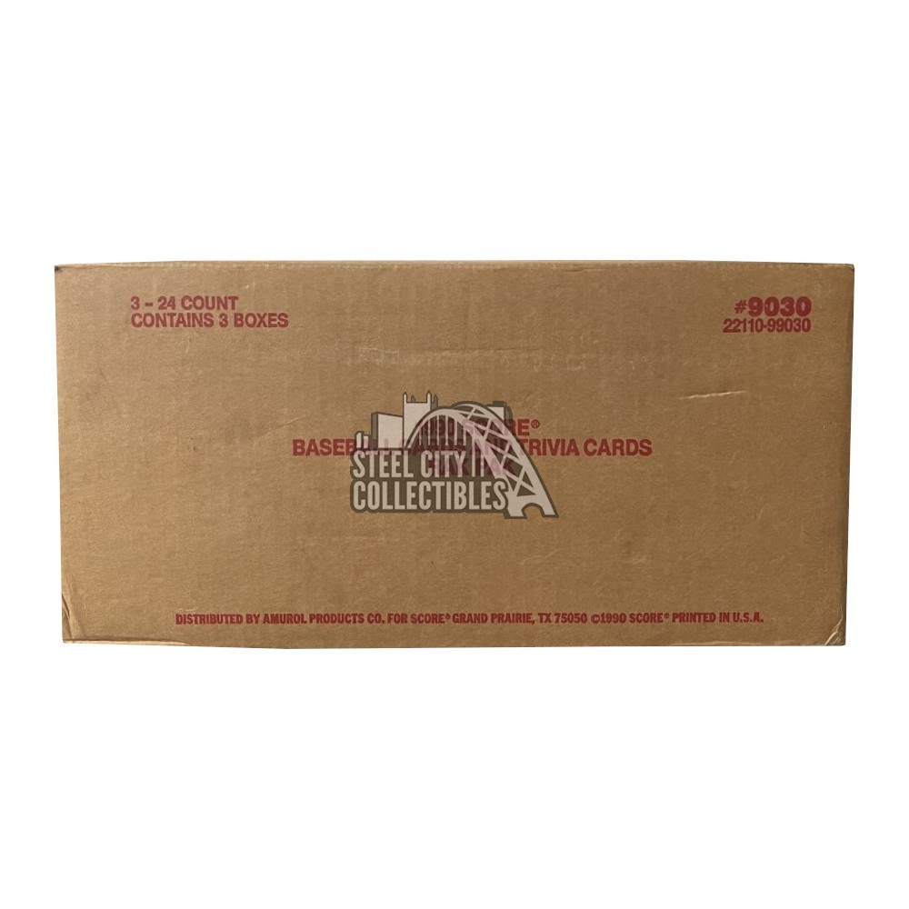 1990 Score Baseball Rack Pack Case | Steel City Collectibles