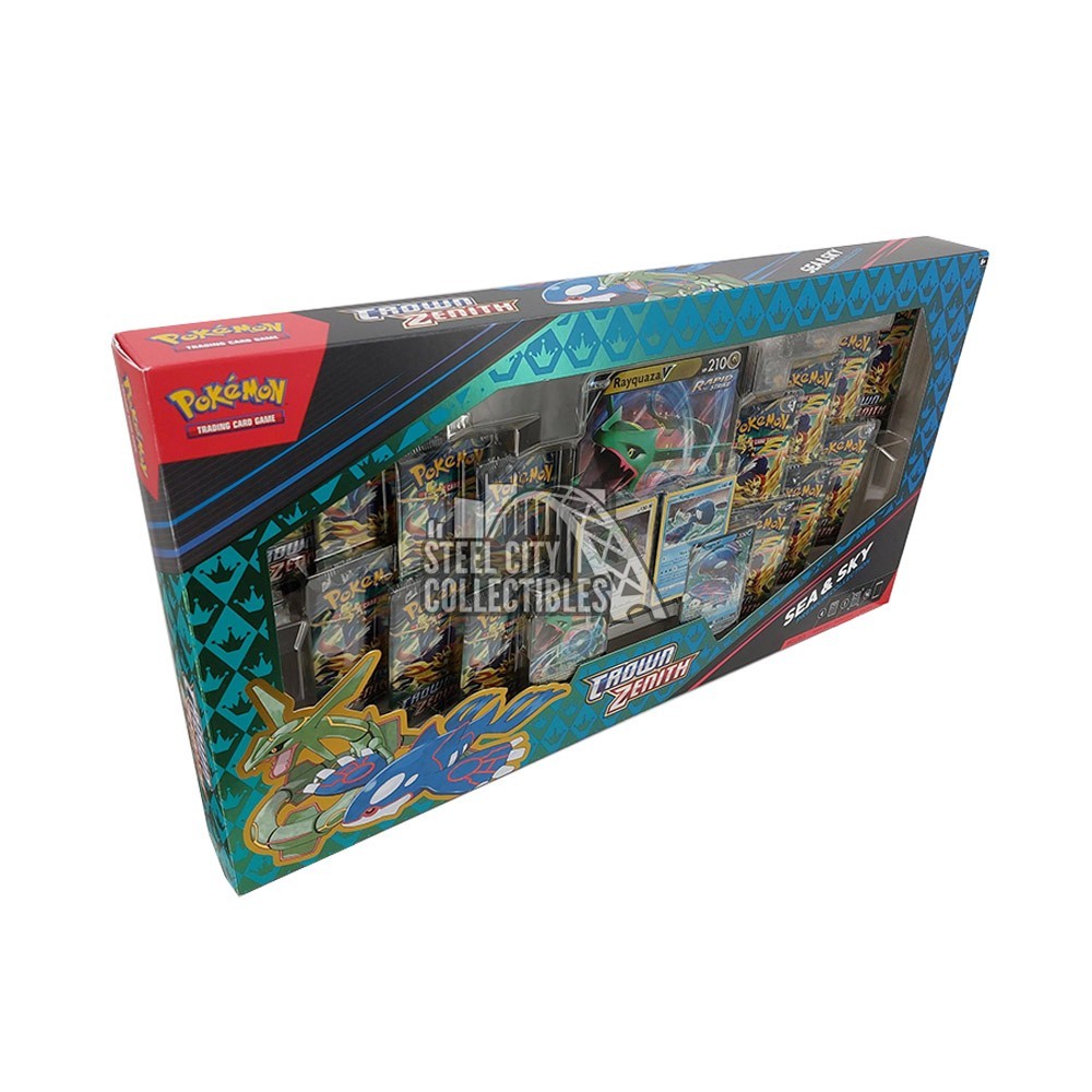 Pokemon Crown Zenith Sea & Sky Premium Collection Box | Steel City