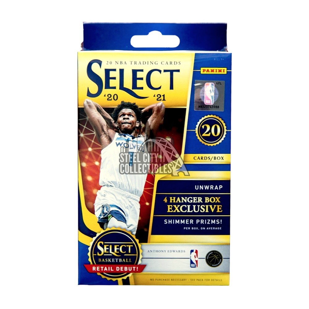 2020-21 Panini Select Basketball Hanger 64-Box Case (Shimmer