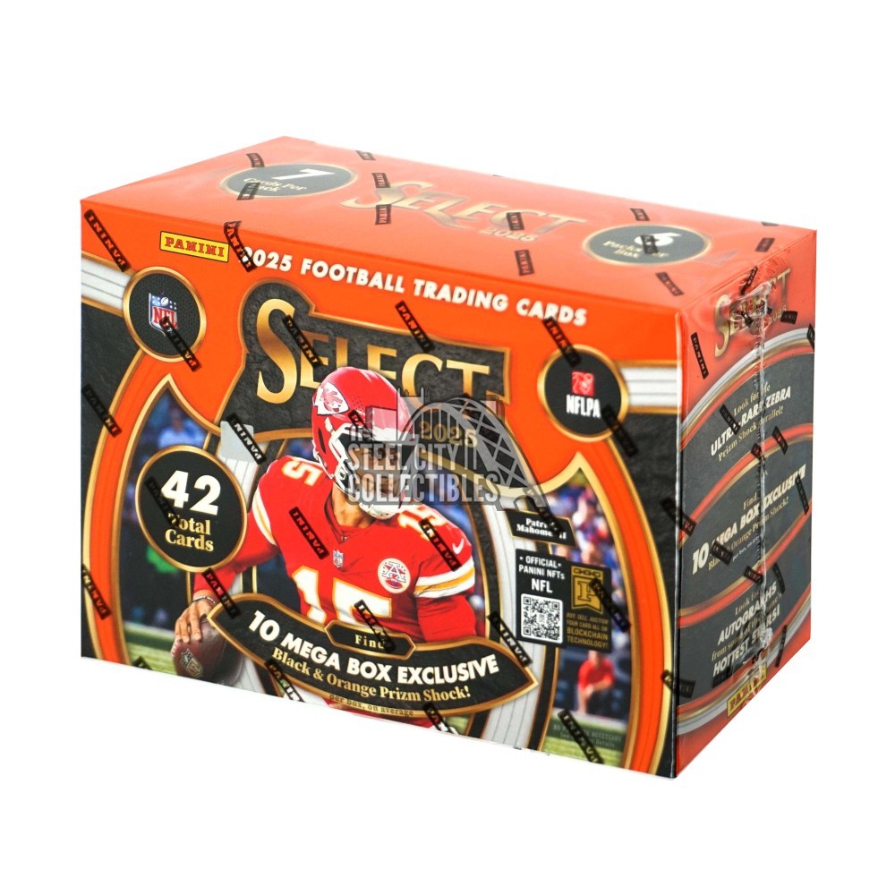 2025 Panini Select Football Hobby Mega Box | Steel City Collectibles