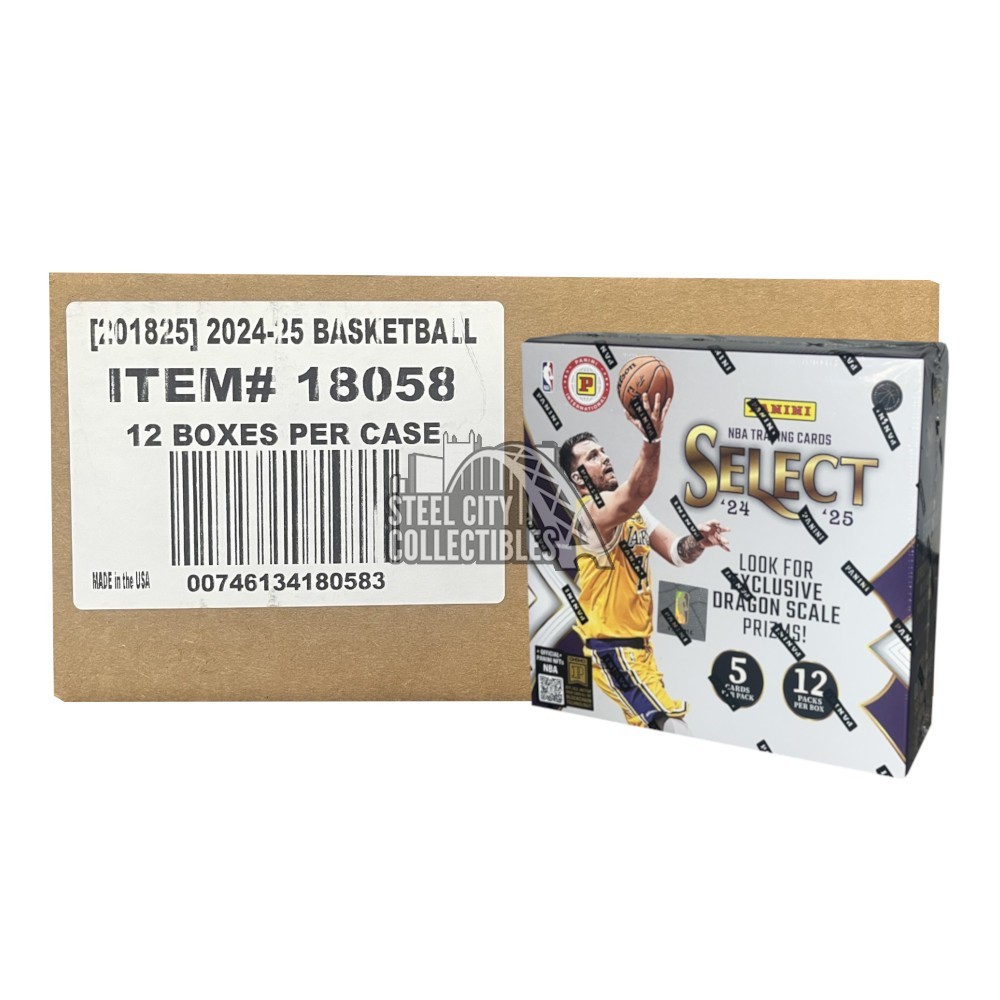 2024-25 Panini Select Basketball Hobby International 12-Box Case
