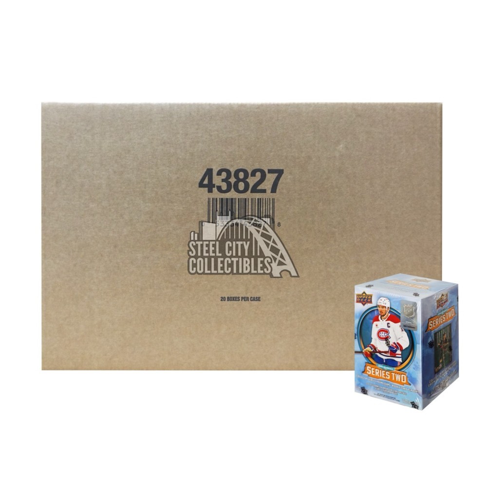 2025-26 Upper Deck Series 2 Hockey Blaster 20-Box Case | Steel