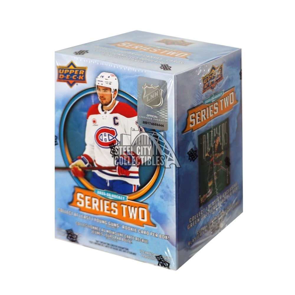 2025-26 Upper Deck Series 2 Hockey Blaster Box | Steel City