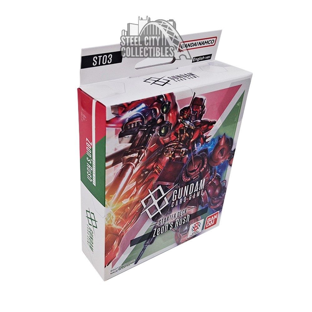 全力!クリーナーズ〈3枚組〉 Bandai Gundam Card Game Zeon's Rush Starter 03 Deck | Steel