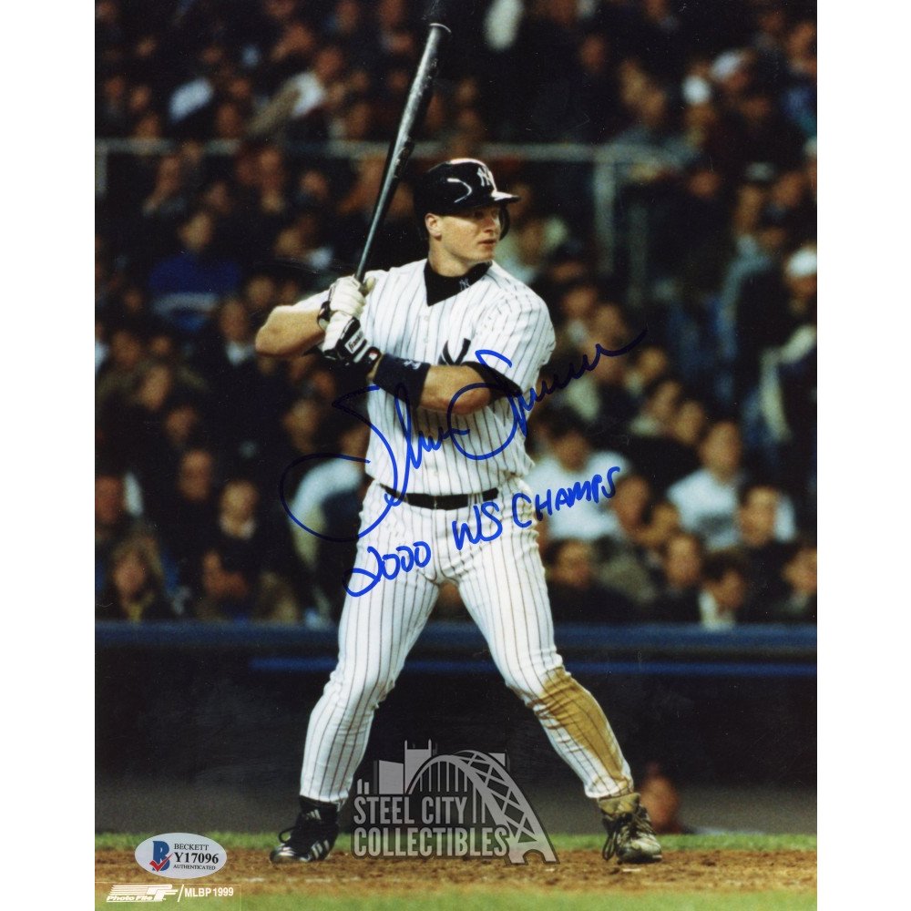 Shane Spencer 2000 WS Champs Autographed New York Yankees 8x10 Photo