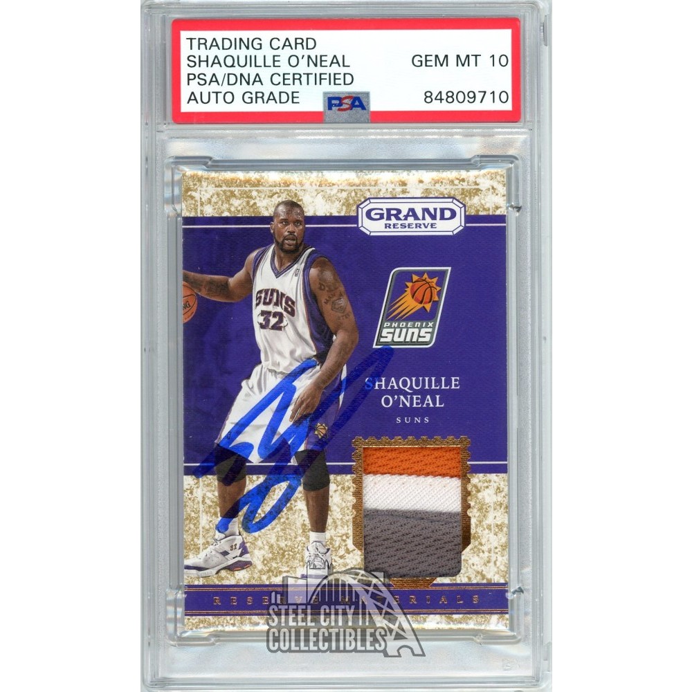 Shaquille O'Neal 2016-17 Panini Grand Reserve Autograph Patch Card