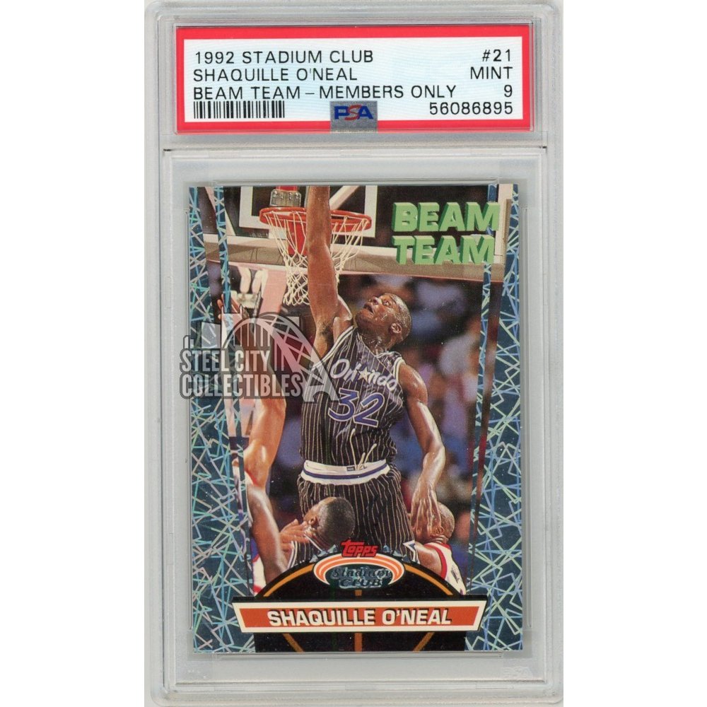 Shaquille O'Neal 1992-93 Topps Stadium Club Beam Team-Members Only