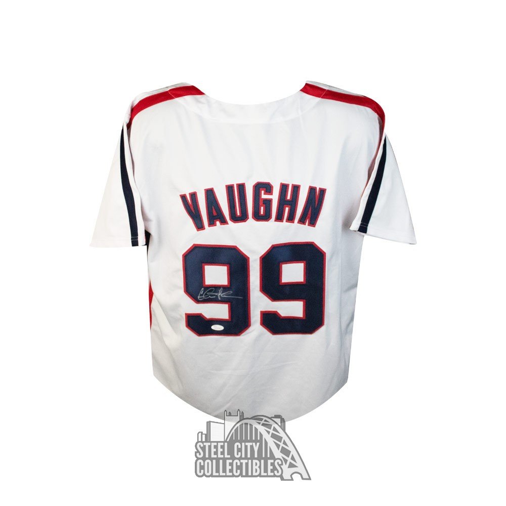 Charlie Sheen Vaughn Autographed Cleveland Indians Custom Baseball Jersey -  JSA COA