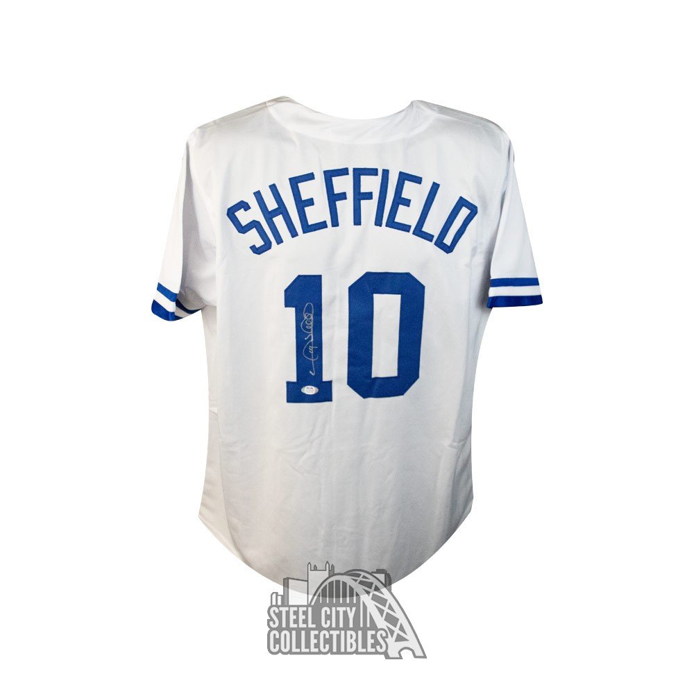 Gary Sheffield Autographed Los Angeles Custom White Baseball Jersey -  PSA/DNA COA