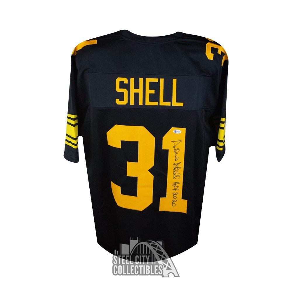 Donnie Shell HOF 2020 Autographed Pittsburgh Steelers Custom Football Jersey - BAS COA