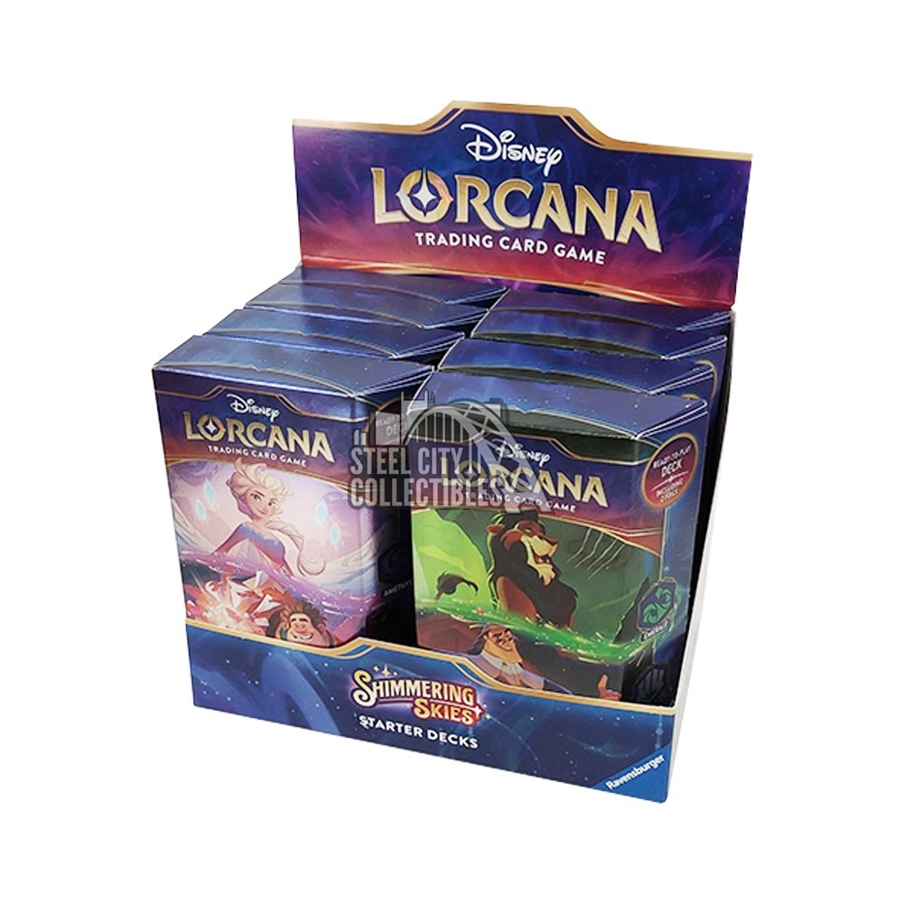 lorcana shimmering skies starter deck Disney Lorcana main image 0