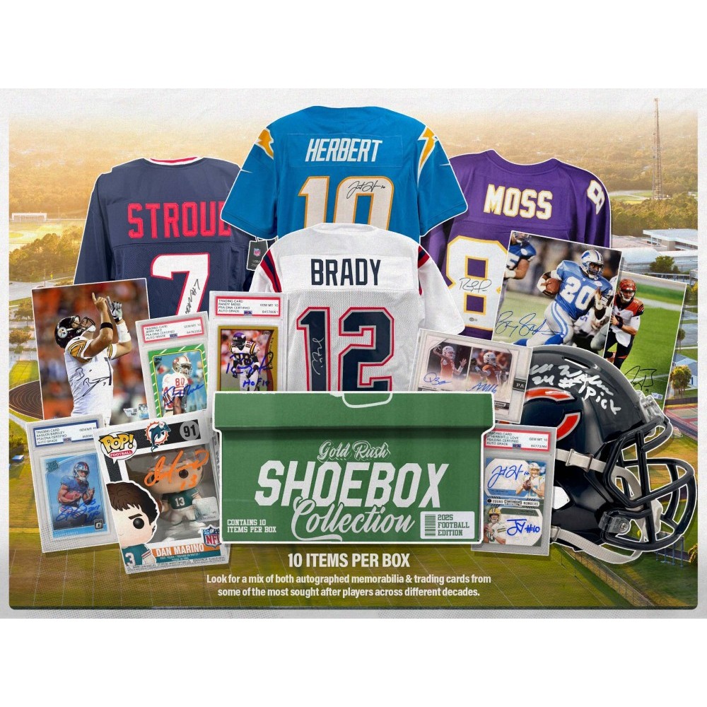 2025 Gold Rush Shoebox Collection Football Edition Box | Steel