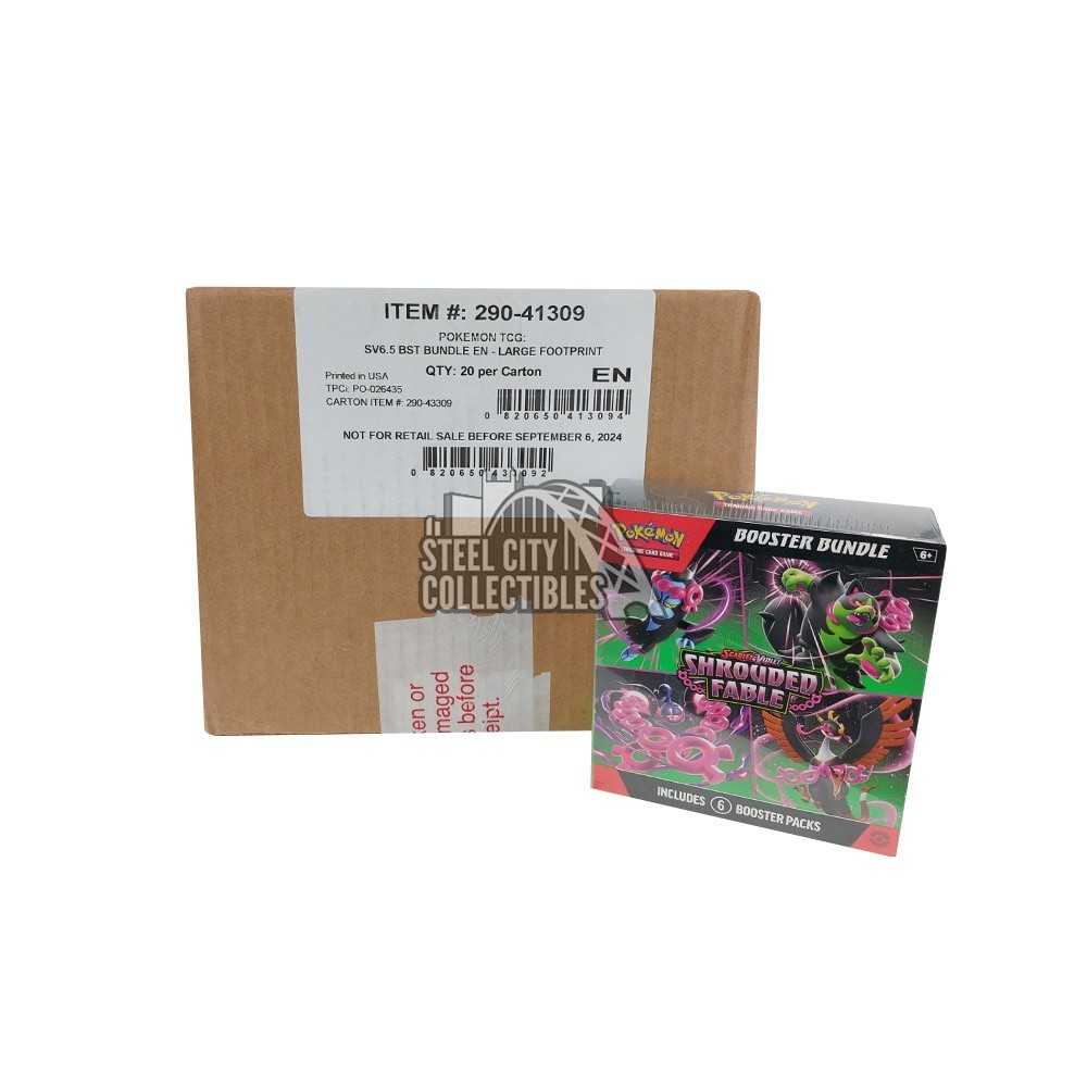 Pokemon Scarlet & Violet Shrouded Fable Booster Bundle 20Box Case Steel City Collectibles