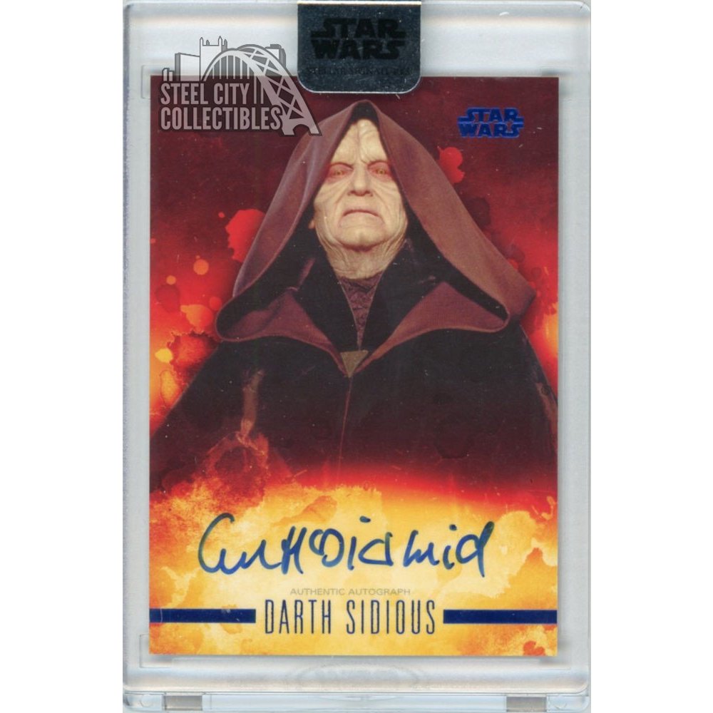 Ian McDiarmid Darth Sidious 2019 Topps Star Wars Stellar