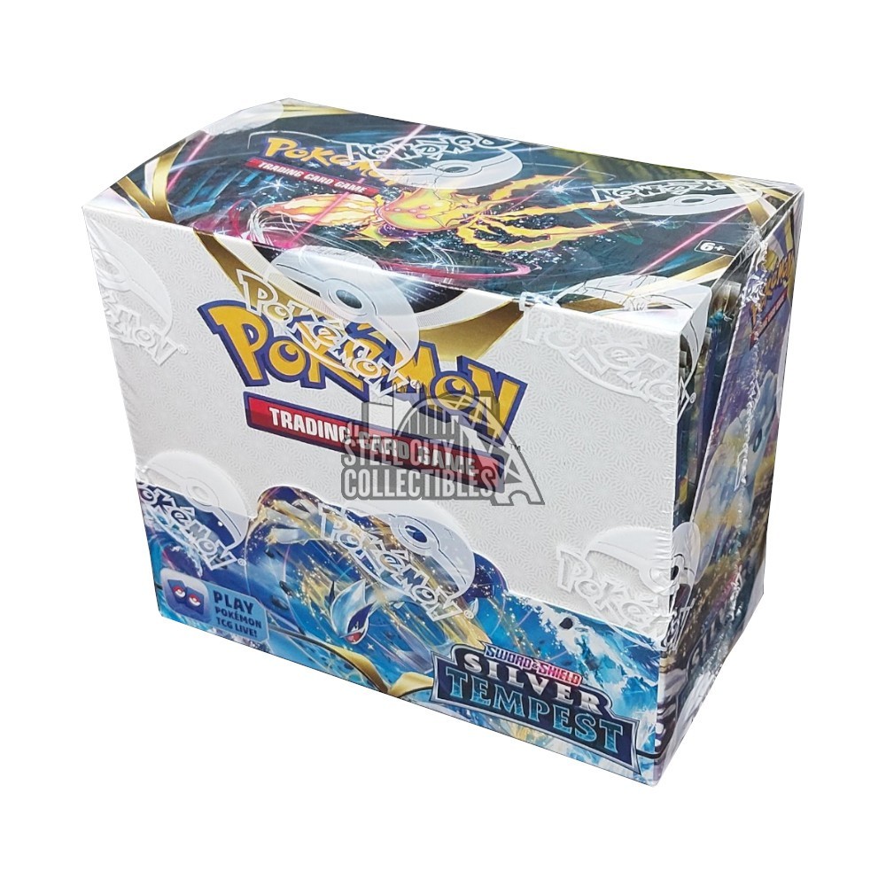 Silver Tempest Pokemon TCG Mini Portfolio + Booster Pack  Compact Lugia &  Alolan Vulpix Card Holder Holds 60 Cards Pokemon Mini Binder