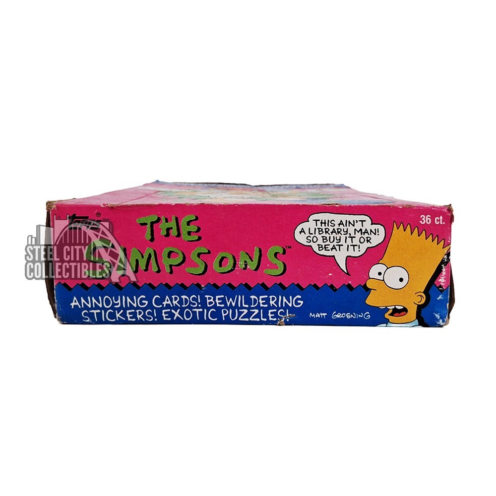 simpsons booster box Mega Pingeek's Simpsons Tribute Site page