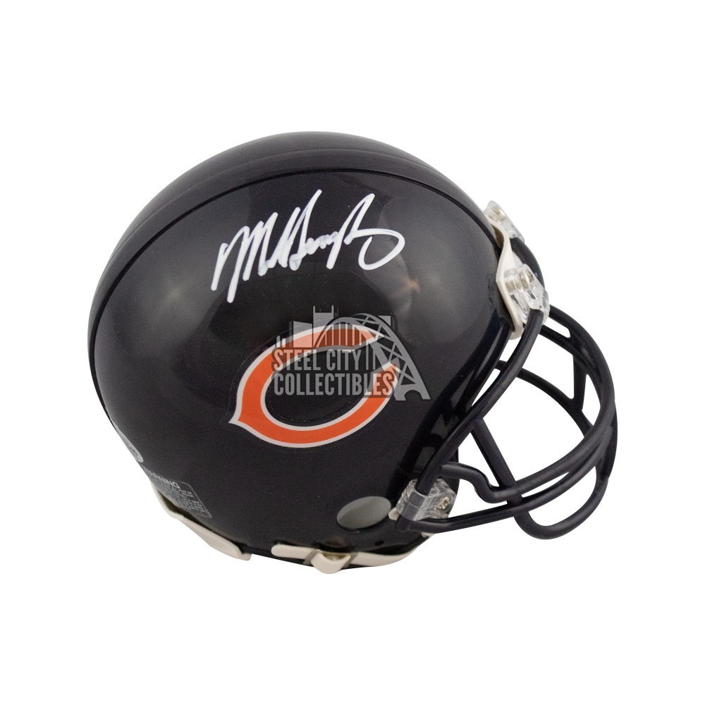 mike singletary autographed helmet