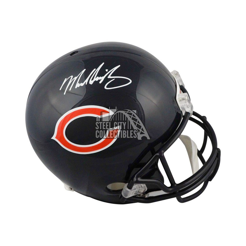 mike singletary autographed helmet