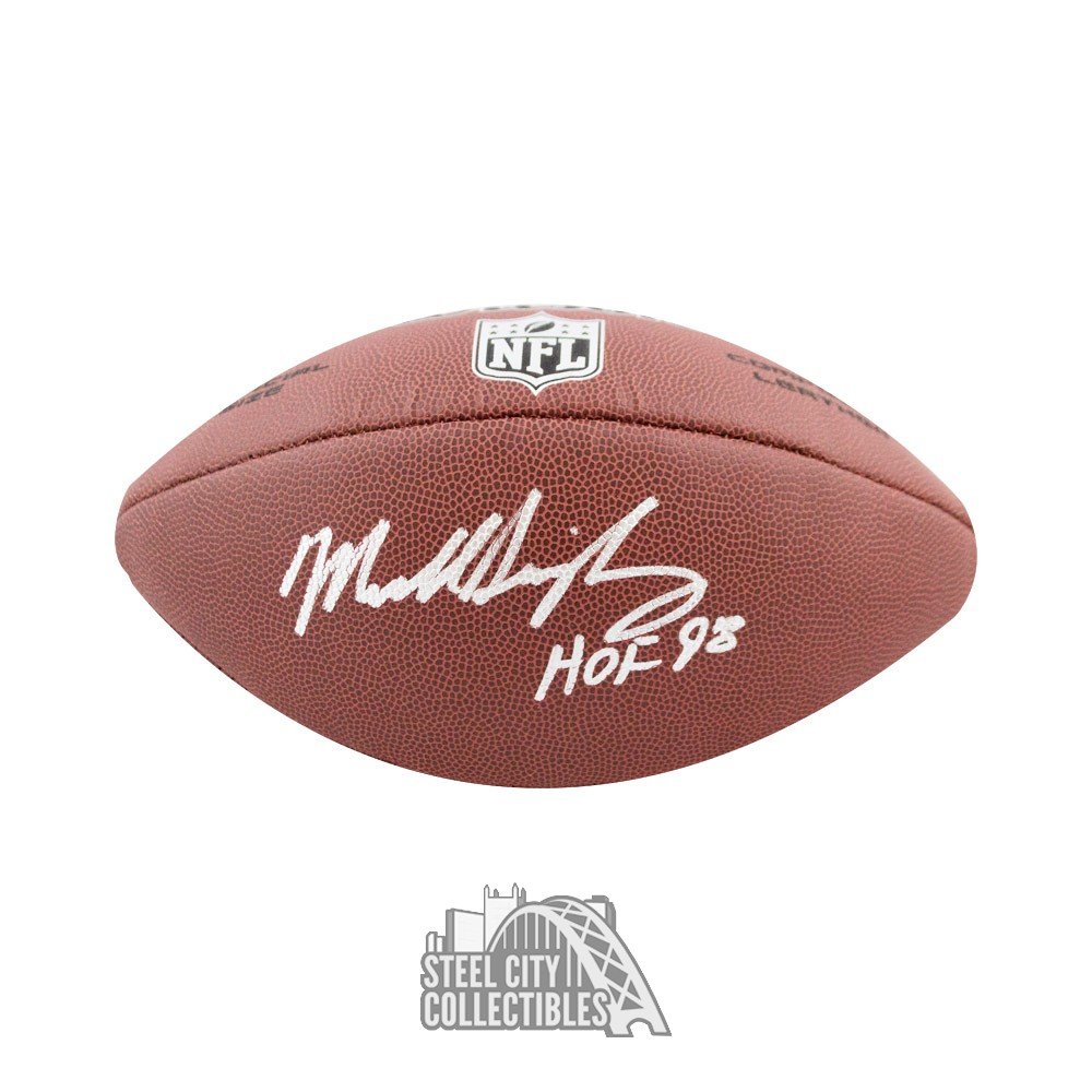 mike singletary autographed football