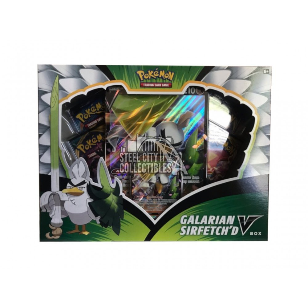 Pokemon Galarian Sirfetch'd V 6 Box Case | Steel City Collectibles