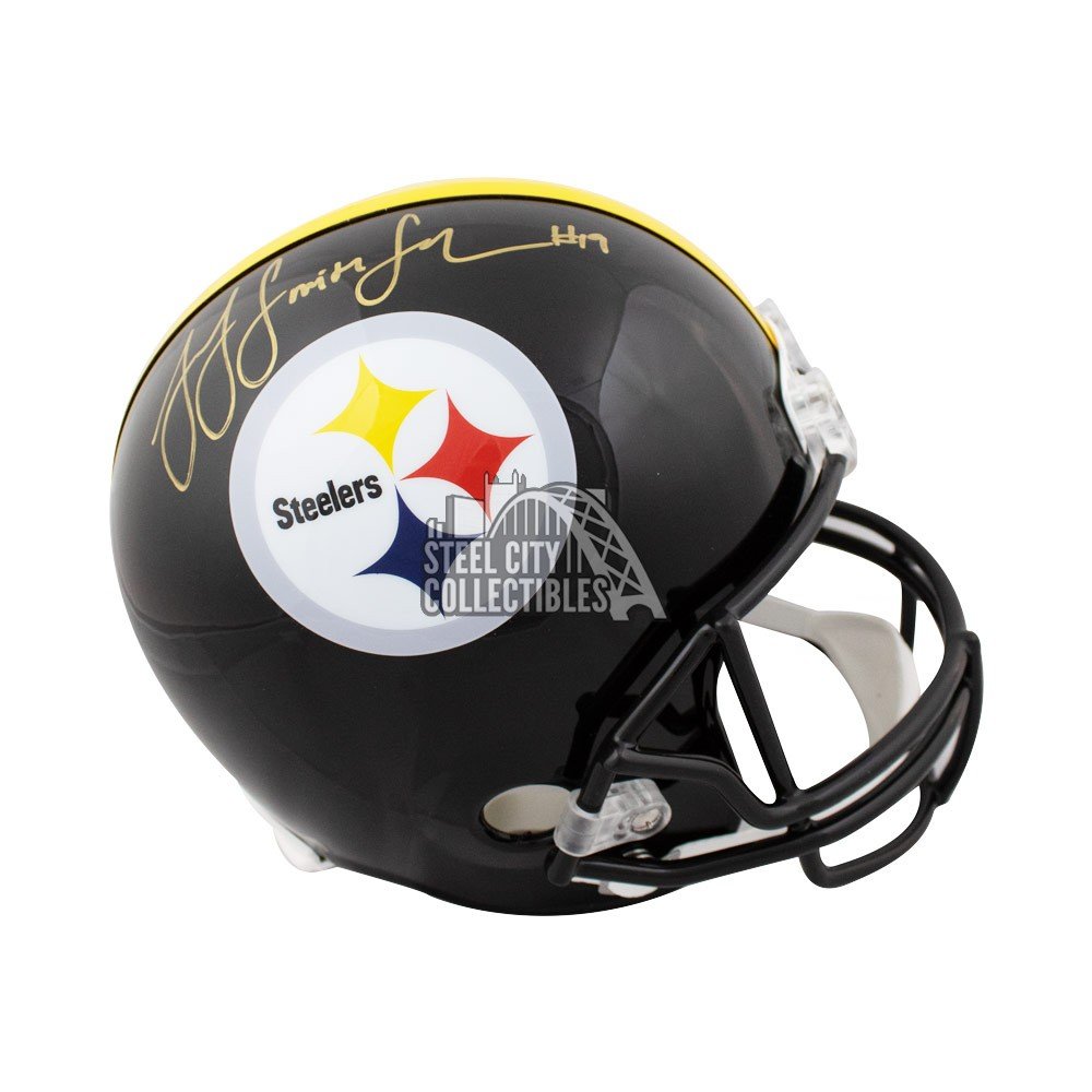 JuJu Smith-Schuster Autographed Steelers Full-Size Football Helmet