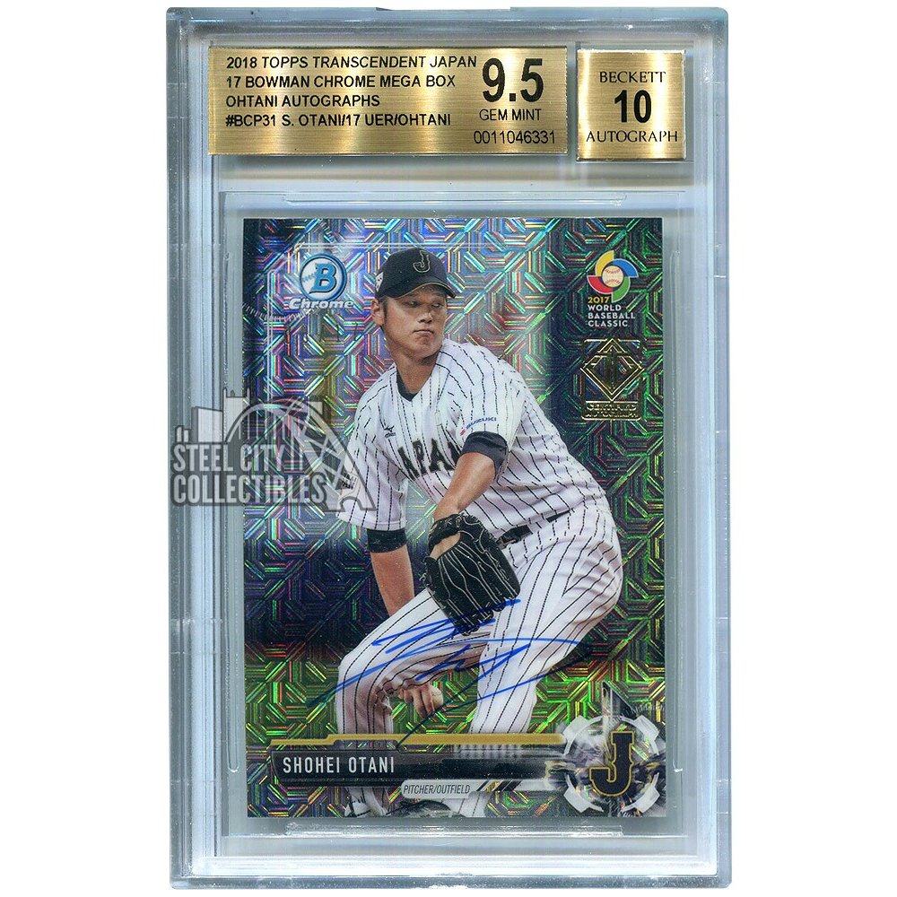 Shohei Ohtani 2018 Topps Transcendent Japan 2017 Bowman Chrome