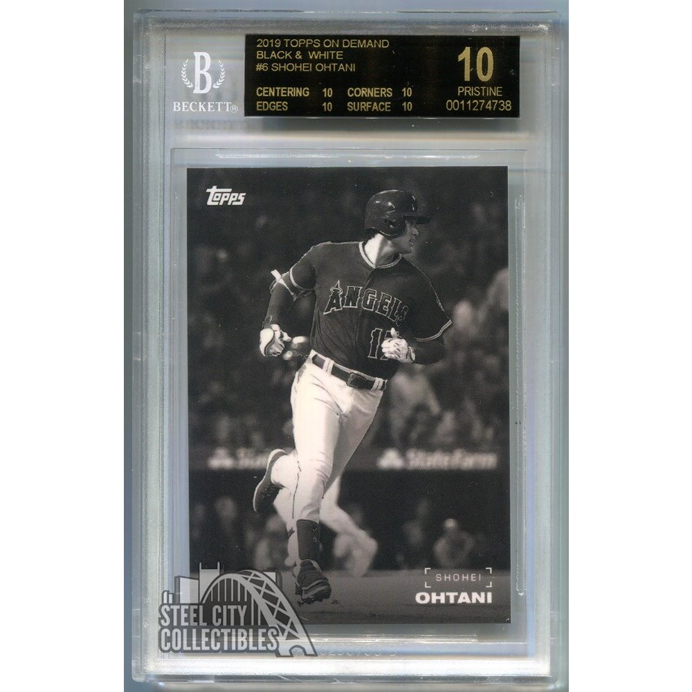 Shohei Ohtani 2019 Topps On Demand Black & White - BGS 10 PRISTINE