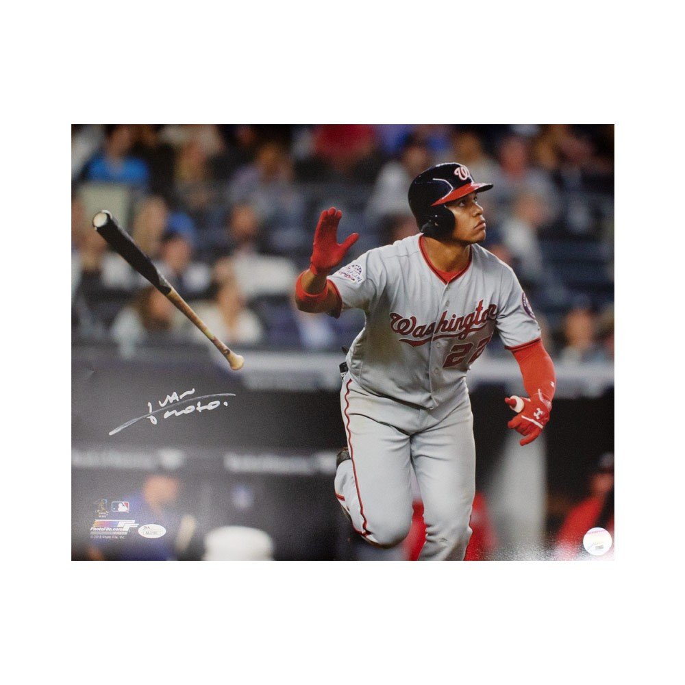 Juan Soto Autographed Washington Nationals Majestic Baseball