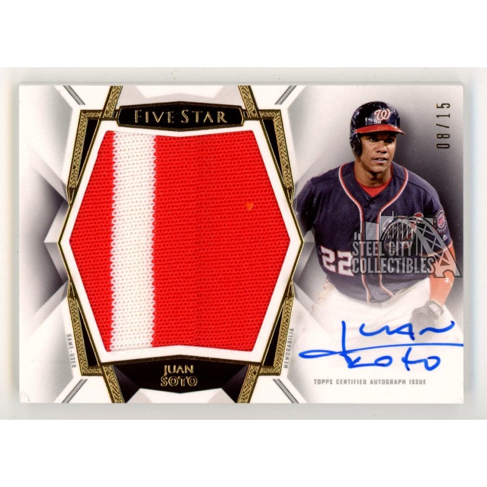 topps JUAN SOTO 直筆サイン 5シリ ラストナンバー Juan Soto - 2025 Topps Series 1 -Red 1990 Auto 1/5 New York