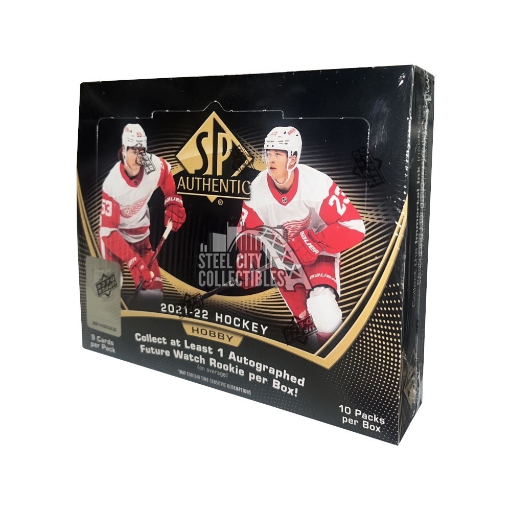 2021-22 Upper Deck SP Authentic Hockey Hobby Box Steel City Collectibles