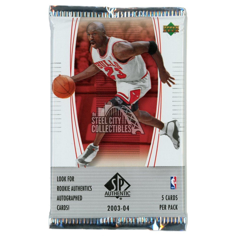 200304 Upper Deck SP Authentic Basketball Hobby Pack Steel City
