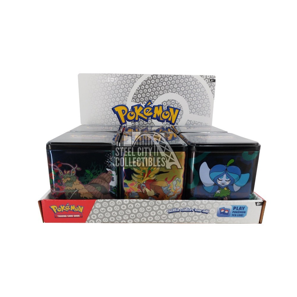 pokemon trading card game stacking tin 2025 Pokemon TCG: Stacking Tin Q1 2025 Display