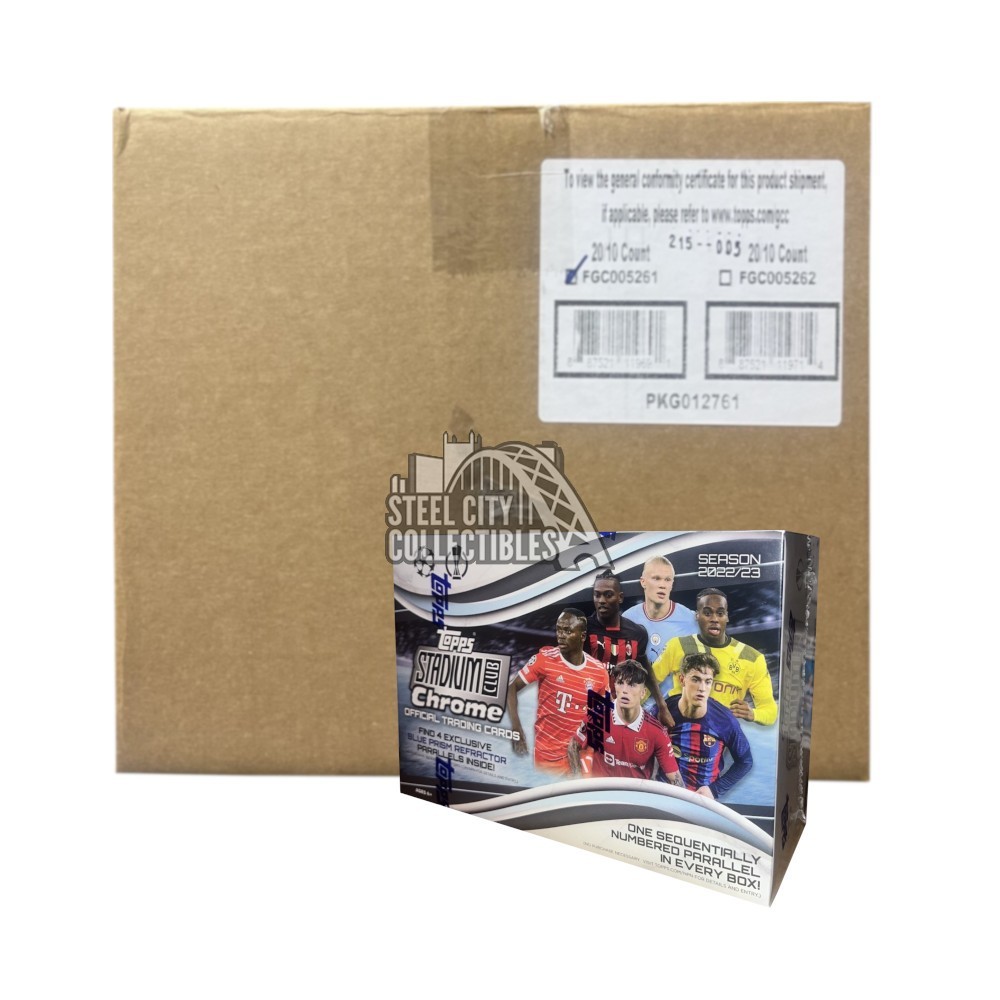 202223 Topps Stadium Club Chrome UEFA Club Competitions Soccer Giant