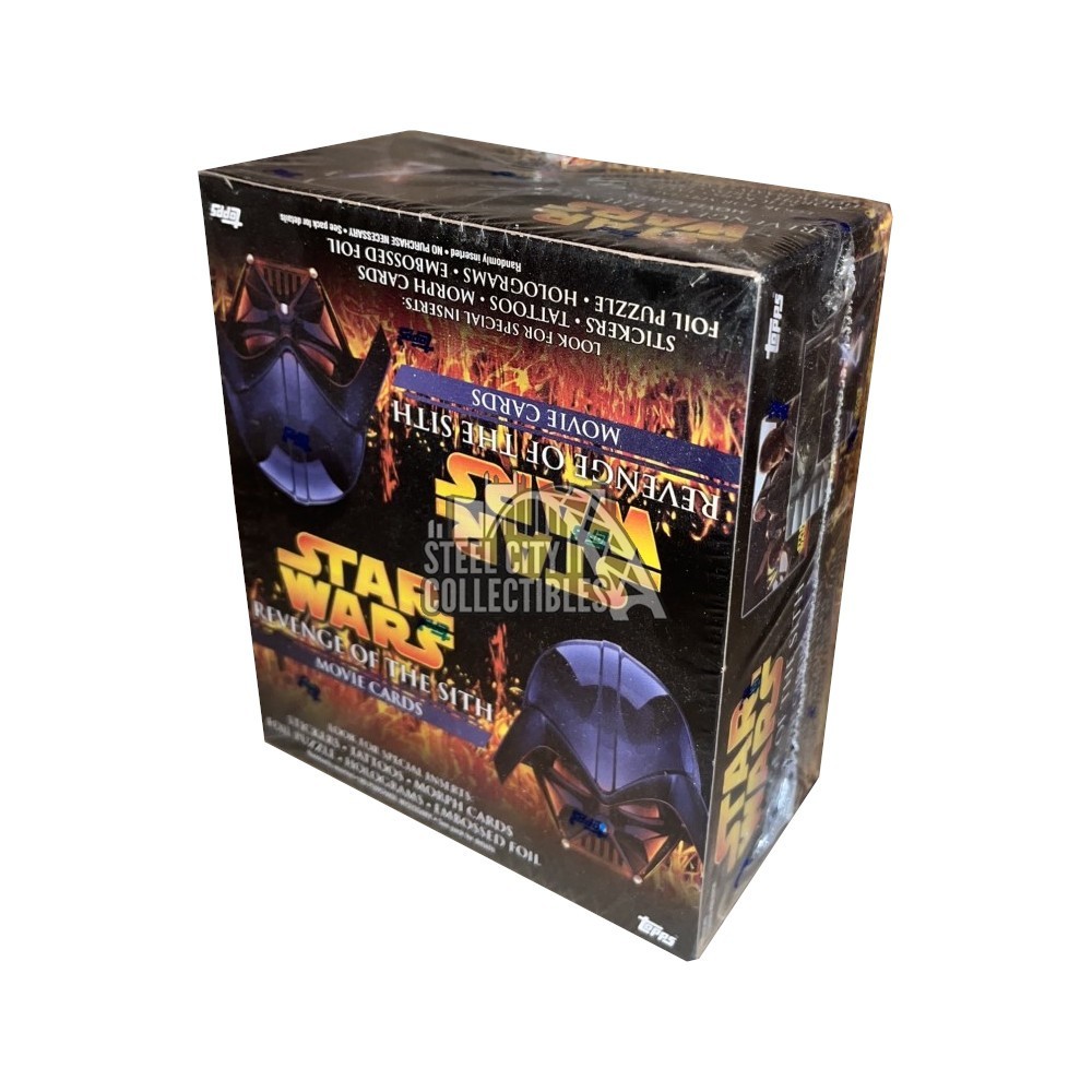 Topps スターウォーズ REVENGE OF THE SITH 未開封 Star Wars Episode III Revenge of the Sith 2005 Trading Cards, Foil