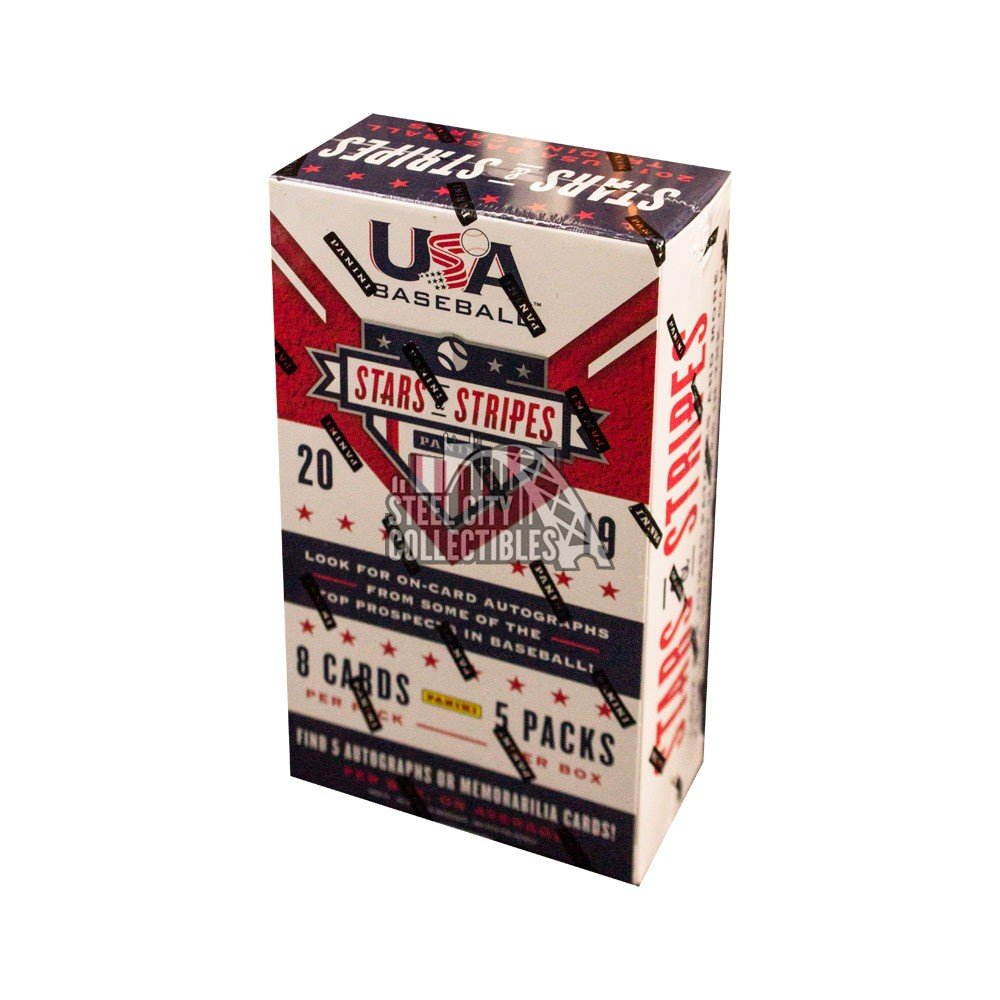 2019 Panini USA Stars & Stripes Baseball Hobby 20-Box Case 