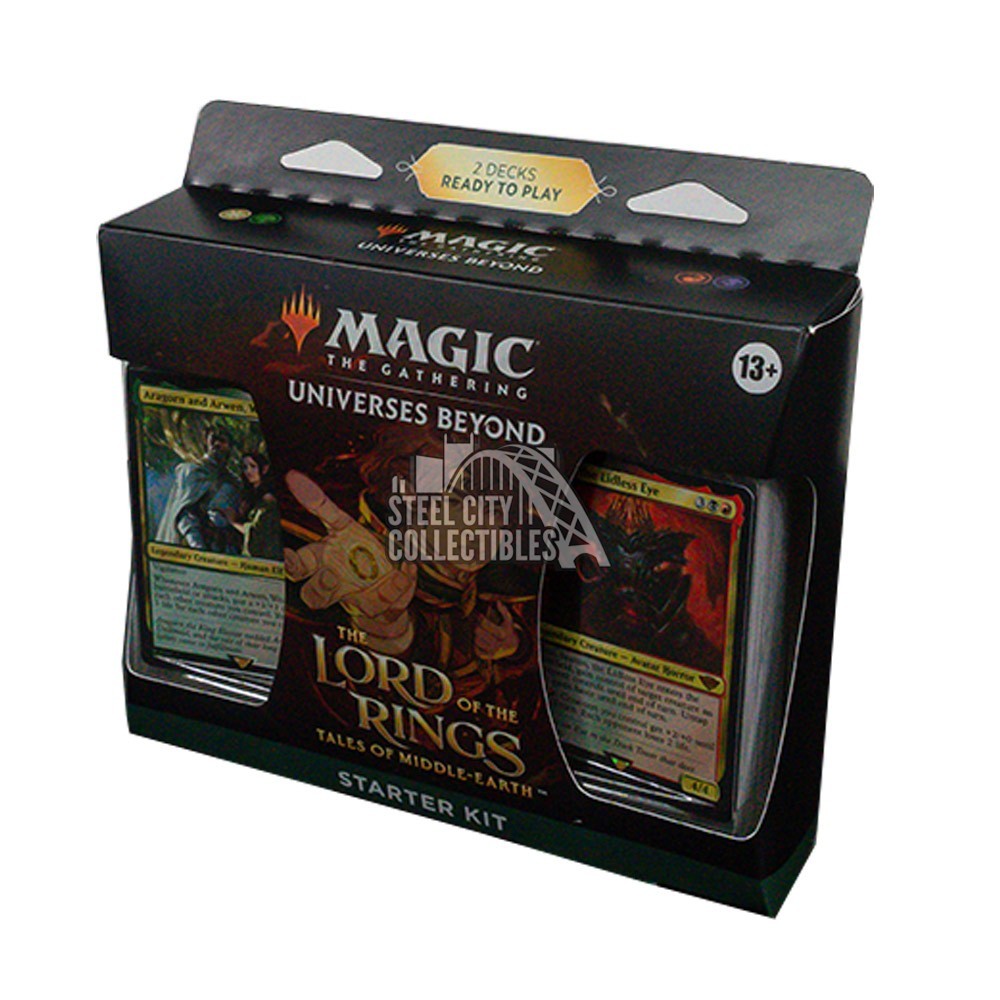 Magic: The Gathering The Lord of The Rings: Tales of Middle-Earth Starter  Kit | Learn to Play with 2 Ready-to-Play Decks | 2 Codes to Play Online 