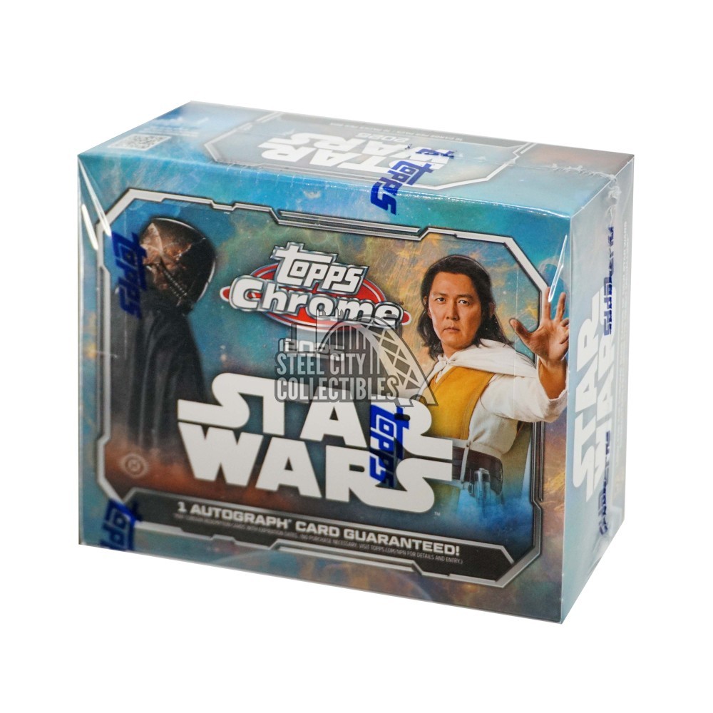 2025 Topps Star Wars Chrome Hobby Box | Steel City Collectibles