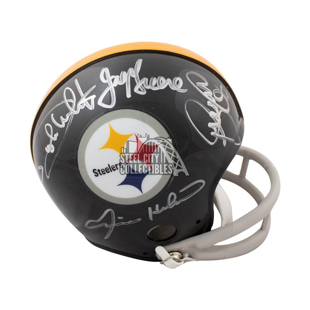 steel curtain autographed helmet